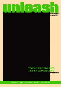 ISSUE 18 / APRIL - MAY[removed]Young people and the environment  National Young Leaders Day review