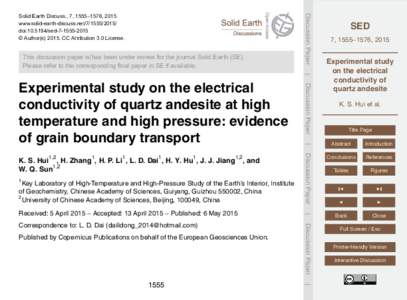 Temperature / Electrical resistivity and conductivity / Grain boundary / Conductivity / Thermodynamic temperature / Chemistry / Materials science / Physical quantities