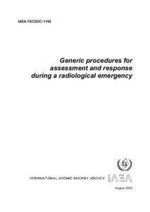IAEA-TECDOC[removed]Generic procedures for