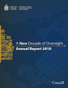A New Decade of Oversight - Annual Report 2010