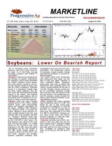 MARKETLINE Leading Agriculture into the 21st Century 417 38th Street, Suite A, Fargo, ND[removed]9210