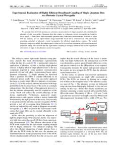 PRL 101, PHYSICAL REVIEW LETTERS week ending 12 SEPTEMBER 2008