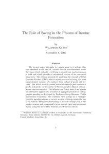 Economic theories / Economic indicators / Demand / Gross domestic product / Consumption / Measures of national income and output / Keynesian economics / Circular flow of income / Aggregate demand / Economics / Macroeconomics / National accounts