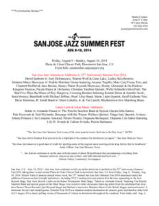 Percussionists / Armando Peraza / Cal Tjader / Latin jazz / Jana Herzen / New Orleans Jazz & Heritage Festival / Tito Puente / Monterey Jazz Festival / Vocal jazz / Jazz / Music / Savoy Records artists