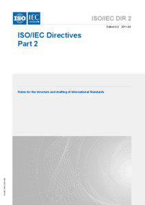 ISO/IEC DIR 2 Edition[removed]