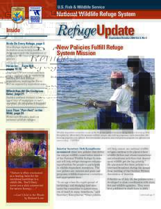 U.S. Fish & Wildlife Service  National Wildlife Refuge System Inside  RefugeUpdate