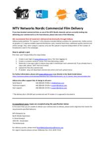 Microsoft Word - MTV Networks Nordic Commercial Film Delivery - updated