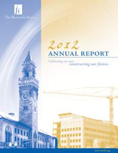 2012  annual report Celebrating our past,