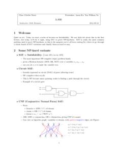 Class 4 Scribe Notes  Notetakers: Jason Ku, Yun William YuInstructor: Erik Demaine