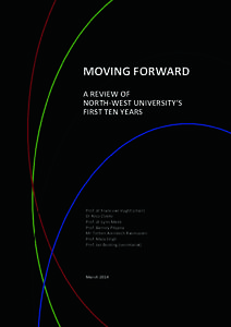       MOVING FORWARD  A REVIEW OF  