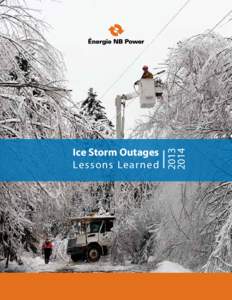 Ice storms / Storm / Electric power / Outage management system / North American ice storm / Power outage / Winter storm / Meteorology / Atmospheric sciences / Weather