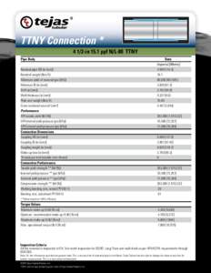 ®  TTNY Connection * 4 1/2-in 15.1 ppf N/L-80 TTNY Pipe Body