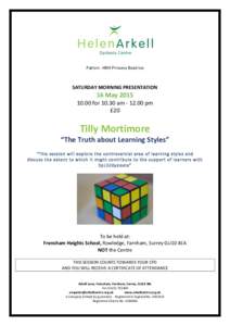 Microsoft Word - Tilly Mortimore flyer 4 pages.doc