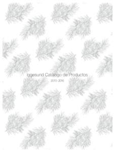 Iggesund Catálogo de Productos  PC2015 E