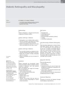 Ophthalmology / Diabetic retinopathy / Laser coagulation / Complications of diabetes mellitus / Retinopathy / Vitreous hemorrhage / Retinal detachment / Vitrectomy / Blurred vision / Diabetes / Medicine / Health