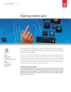 Adobe Flash Platform Success Story  Wacom Inspiring creative users