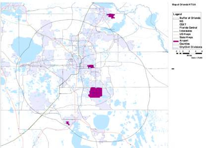 DEBARY  Map of Orlando HTUA EUSTIS