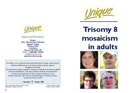 Trisomy 8 mosaicism in adults