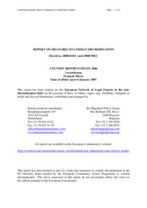 European Union / Law / Anti-racism / Ageism / Employment Equality Framework Directive / Racial Equality Directive / Labour law / United Kingdom employment equality law / Discrimination / Discrimination law / European Union directives