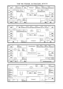 Lage der Klassen im Schuljahr[removed]3F ist eine Wanderklasse gemäß Stundenplan[removed]
