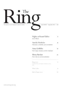 Ring The The journal of the Cambridge Computer Lab Ring  Issue XXVIII — September 2011 — £20