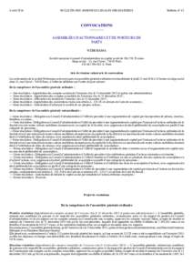 4 avrilBULLETIN DES ANNONCES LEGALES OBLIGATOIRES Bulletin n° 41