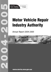 [removed]Motor Vehicle Repair Industry Authority Annual Report[removed]