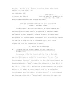 Present: Kinser, C.J., Lemons, Millette, Mims, McClanahan, Powell, JJ. and Lacy, S.J. PKO VENTURES, LLC OPINION BY JUSTICE LEROY F. MILLETTE, JR. September 12, 2013