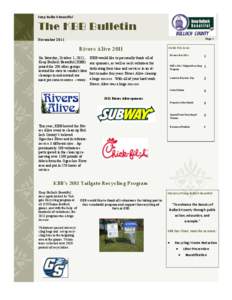 Keep Bulloch Beautiful  The KBB Bulletin Page 1  November 2011