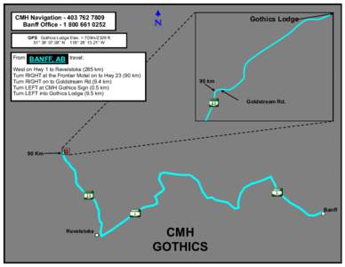 CMH Navigation[removed]Banff Office[removed] Gothics Lodge  N