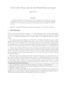 Computational geometry / Ε-net / Time complexity / Polynomial-time approximation scheme / Theoretical computer science / Mathematics / Applied mathematics