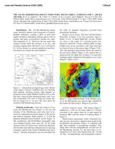 Moon / Morokweng crater / Astronomy / Planetary science / Rings of Saturn / Saturn