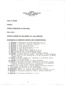 AGENDA ROANE COUNTY COMMISSION REGULAR MEETING[removed]CALL TO ORDER