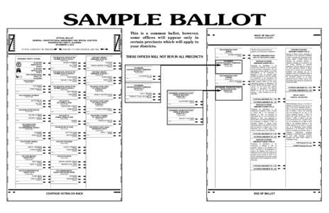 Elections / Constitution of Alabama / Alabama Republican Party / United States Constitution / Republican Party of Virginia / Write-in candidate / Voting rights in the United States / Tennessee State Constitution / Southern United States / Alabama / Confederate States of America