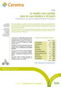 Fiche vélo n°34 - double sens cyclable