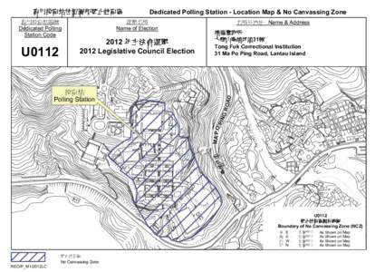 Dedicated Polling Station - Location Map & No Canvassing Zone  OA D ^