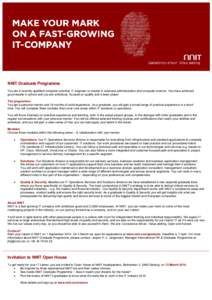 Microsoft Word - NNIT Graduate Programme