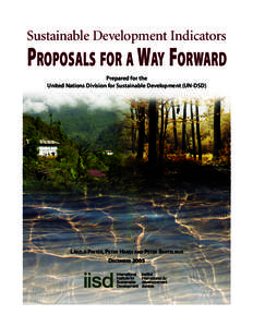 Environmental social science / Economic indicators / Sustainable development / System of Integrated Environmental and Economic Accounting / Sustainability measurement / Genuine progress indicator / Sustainability / Millennium Development Goals / Sustainability metrics and indices / Environment / Statistics / Economics