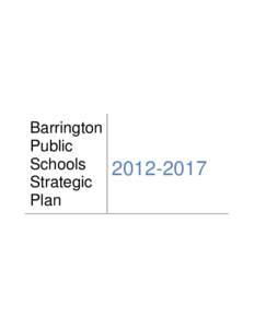 Barrington Public Schools Strategic Plan