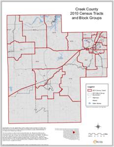 Creek County 2010 Census Tracts and Block Groups 1 1