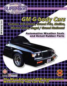 GM G-body Catalog Rev. 00.indd