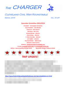 The  CHARGER Cleveland Civil War Roundtable March, 2016