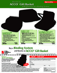 Receive an ® Mail-In Offer  ACCO Gift Basket