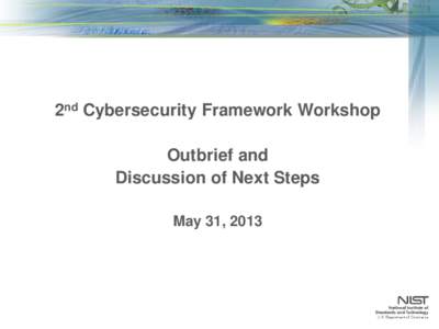 Cybersecurity Framework Development Process