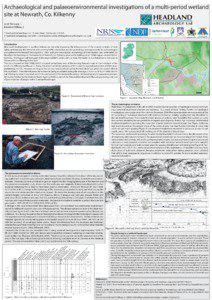 Archaeological and palaeoenvironmental investigations of a multi-period wetland site at Newrath, Co. Kilkenny Scott Timpany 1