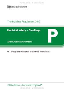 ONLINE VERSION  The Building Regulations 2010