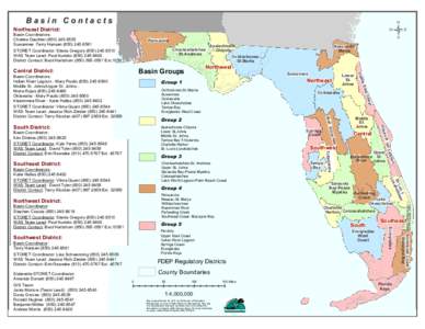 Basin Contacts  / Northeast District: