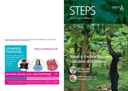 STEPS Alumni Magazine Winter 2005