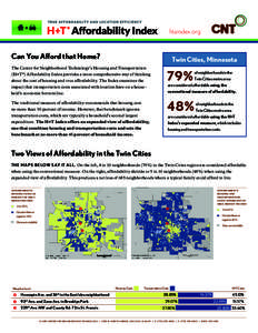 htaindex.org  Can You Afford that Home? Twin Cities, Minnesota