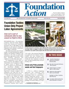 Foundation Action The bi-monthly newsletter of the National Right to Work Legal Defense Foundation, Inc.